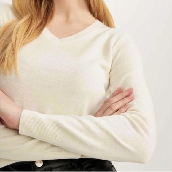 Charter Club 100% Cashmere 2-Ply V-Neck Sweater - Picture 8 of 8